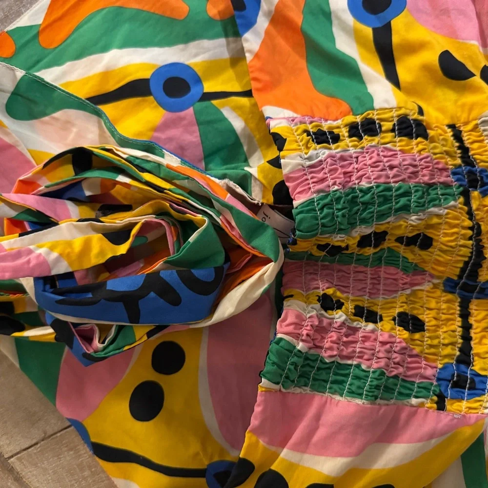 Joie Multicolor Geometric Print halter & Maxi Skirt set - Picture 8 of 9